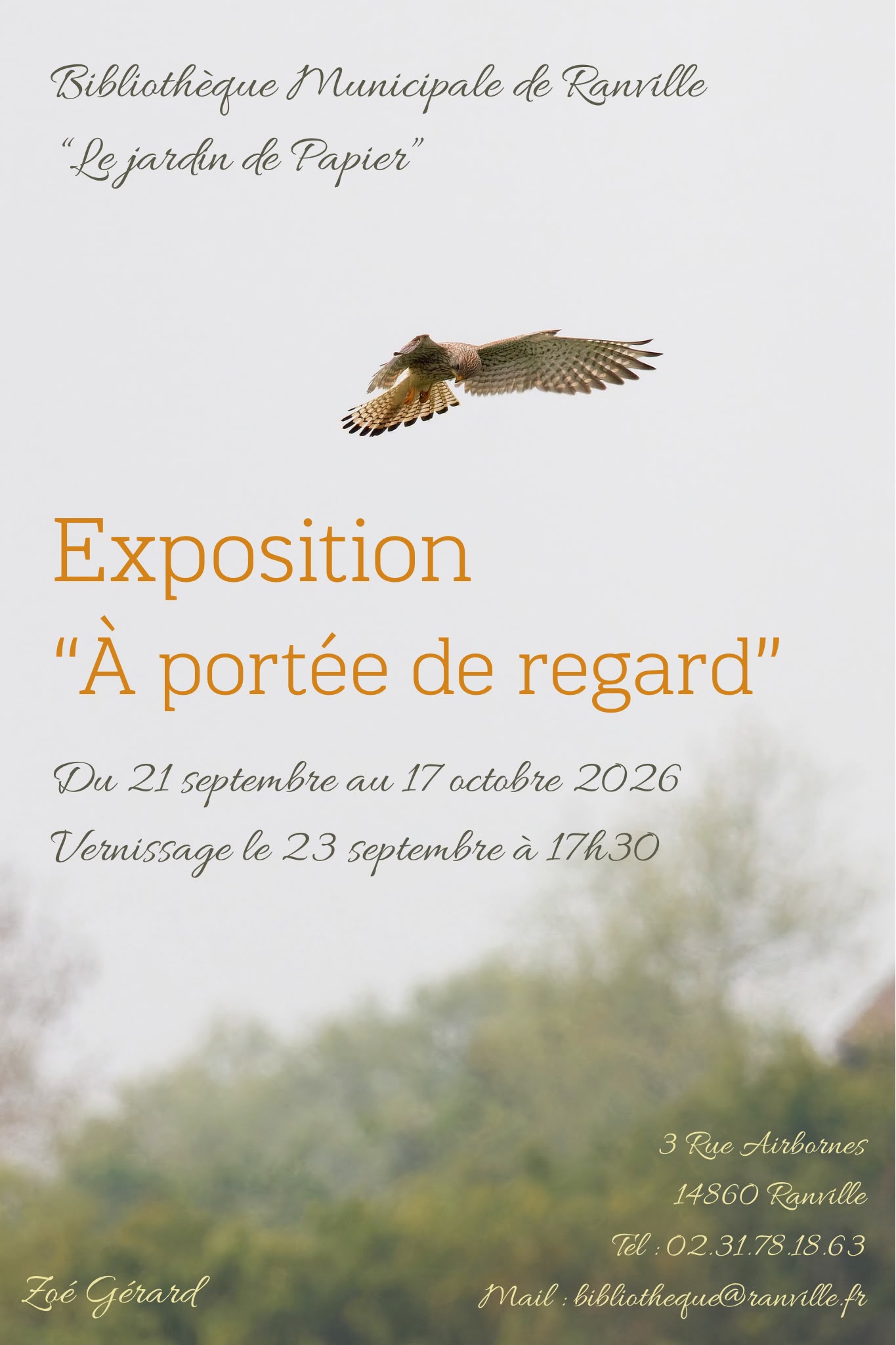 Affiche Exposition À portée de regard